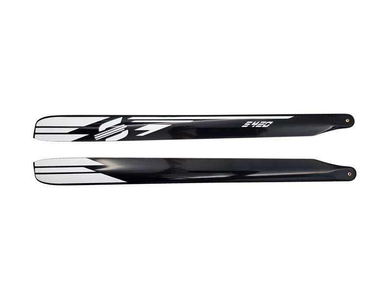Carbon Fiber Main Blades White 420mm